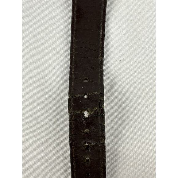 Vintage Lorus Seiko Mickey Mouse Watch Musical It's Small World Brown Band - Picture 5 of 6